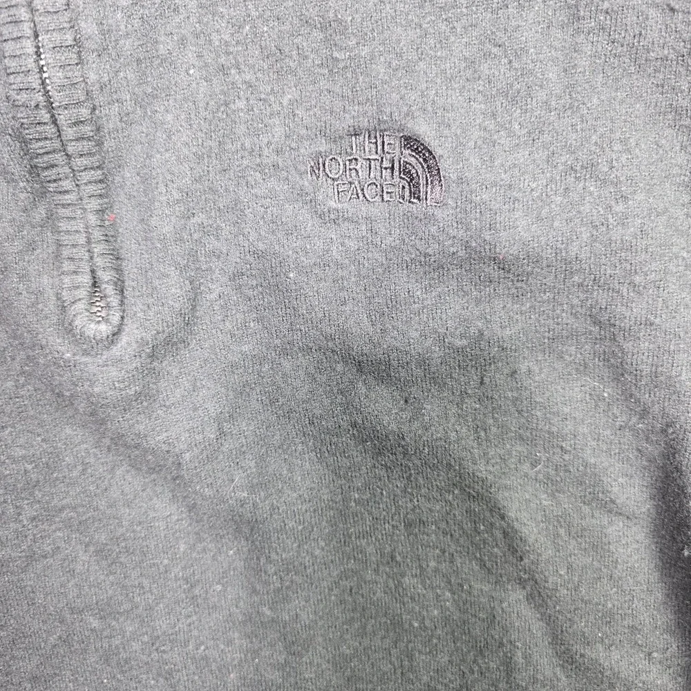 The North Face Sweater Mens Size‎ XLARGE Black 1/4 Zip Mock Neck Wool Blend